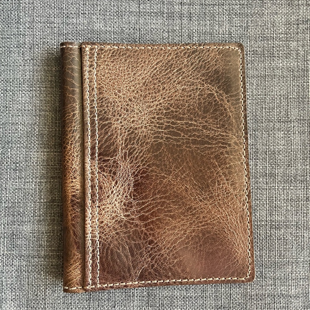Extremely Rare Chic Sparrow A6 Folio Maverick Dark Brown TN Cover Leather New